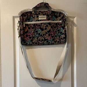 Dachee Skull Print Laptop Bag